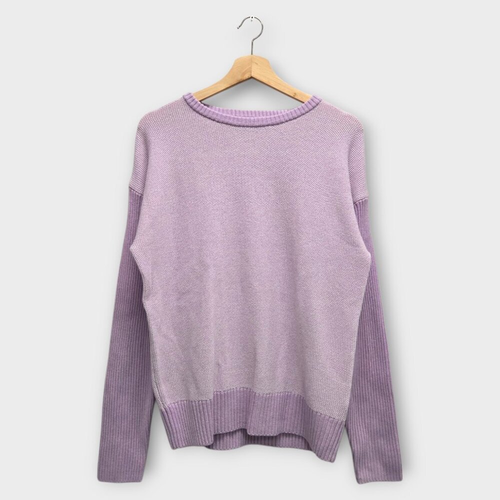 FootJoy Golf Women's Sweater Crewneck Long Sleeve (Purple) - Medium